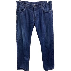 Tyndale FR Jeans Mens 35x32 Fire Flame Resistant Blue Denim Cat‎ 2 Work-Used